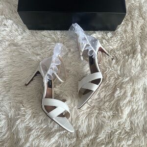 BCBGMaxAzria Stella Ruffle Ankle Strap Sandal